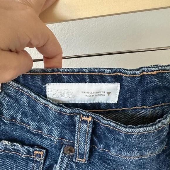 Zara Blue Jean Shorts for Women - Picture 5 of 5